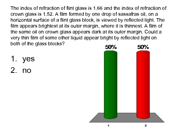 The index of refraction of flint glass is 1. 66 and the index of