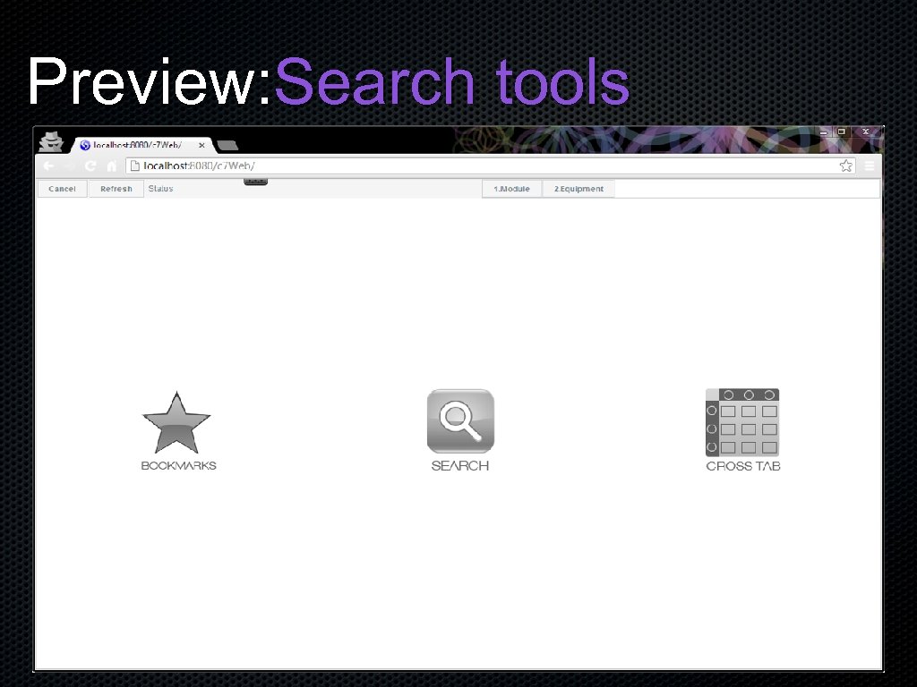 Preview: Search tools 