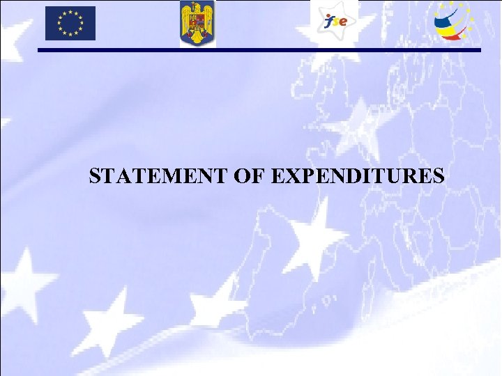 STATEMENT OF EXPENDITURES 