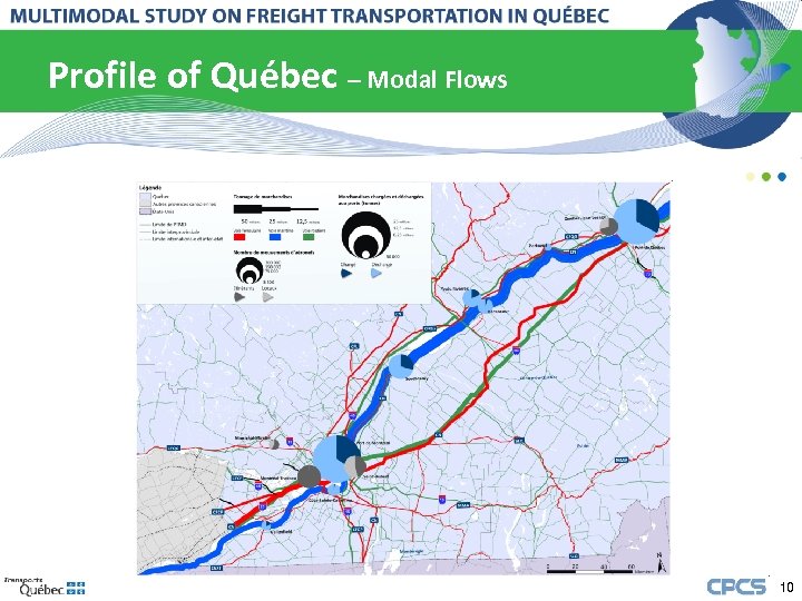 Profile of Québec – Modal Flows 10 