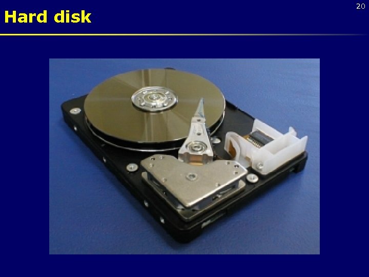 Hard disk 20 