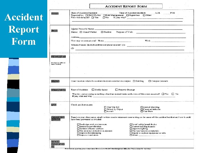 Accident Report Form 