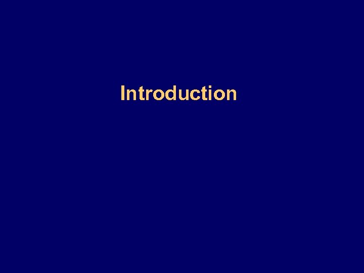 Introduction 
