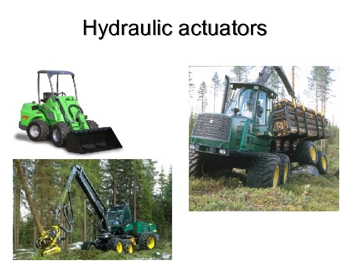 Hydraulic actuators 