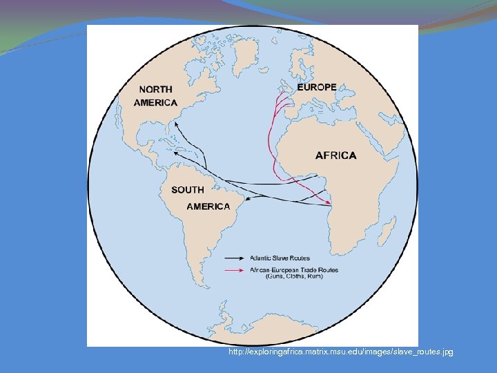 http: //exploringafrica. matrix. msu. edu/images/slave_routes. jpg 