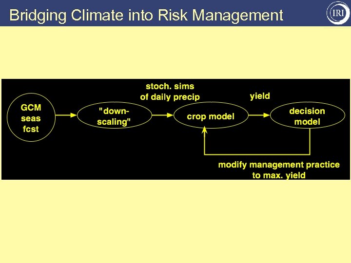 Bridging Climate into Risk Management 