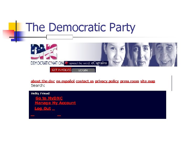 The Democratic Party about the dnc en español contact us privacy policy press room