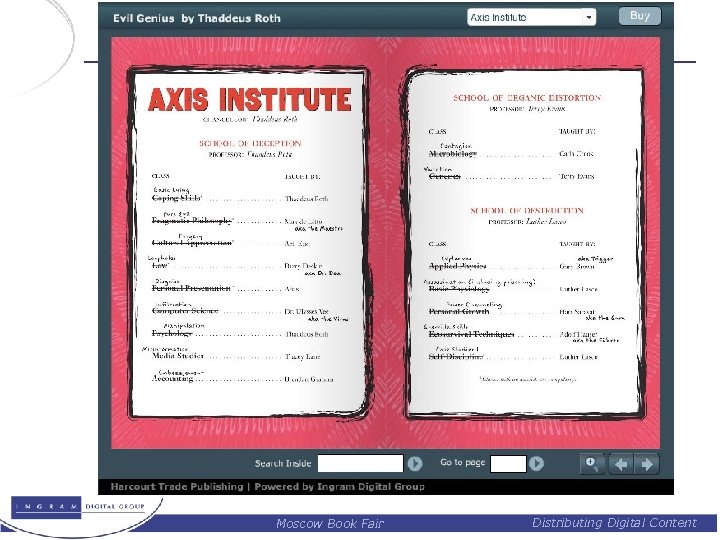 Moscow Book Fair Distributing Digital Content 