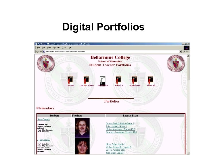 Digital Portfolios 