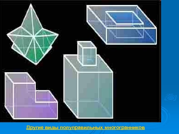 Другие виды полуправильных многогранников 