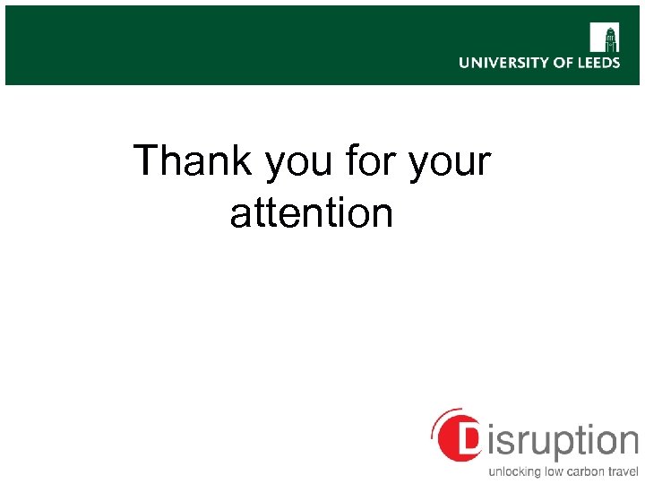 Thank you for your attention 