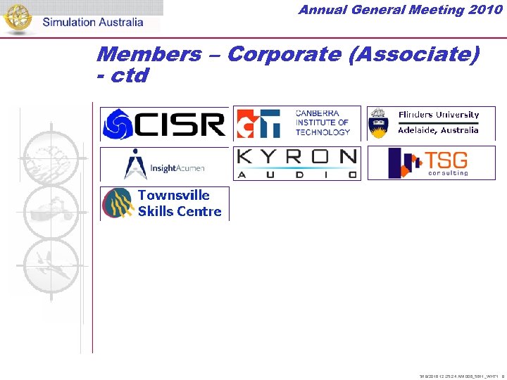 Annual General Meeting 2010 Members – Corporate (Associate) - ctd 3/19/2018 12: 25: 24