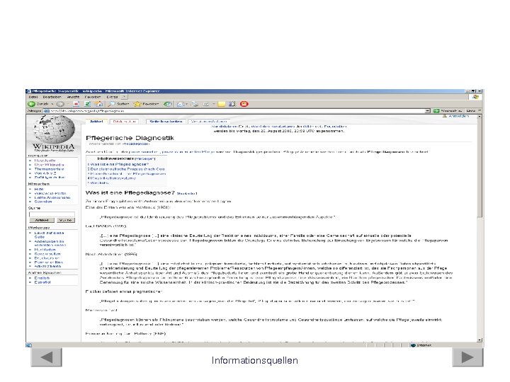Informationsquellen 