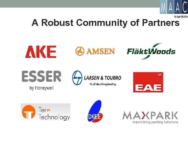 A Robust Community of Partners 