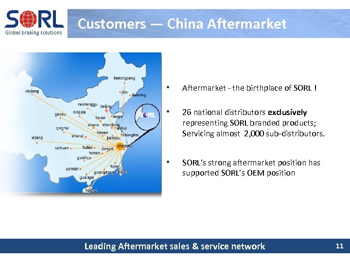 Global braking solutions Customers — China Aftermarket • Aftermarket - the birthplace of SORL