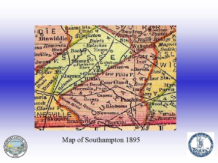 Map of Southampton 1895 