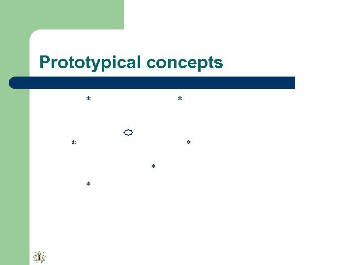Prototypical concepts * * * 
