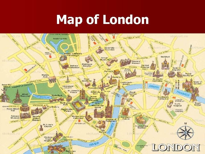 Map of London 