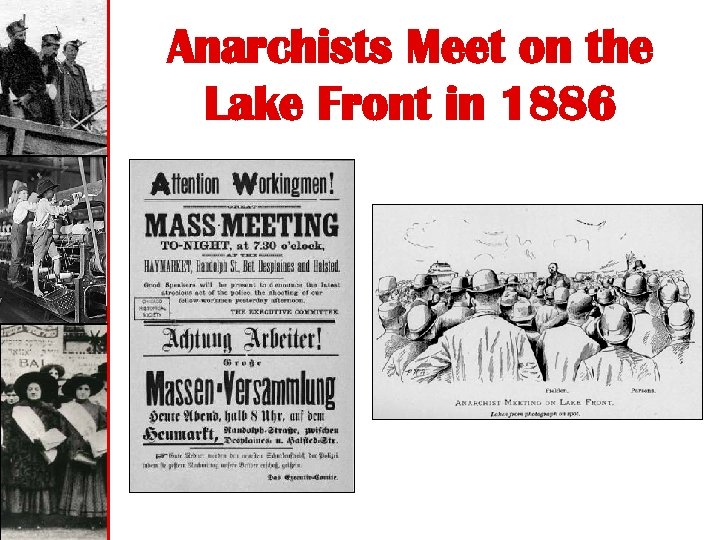 Anarchists Meet on the Lake Front in 1886 