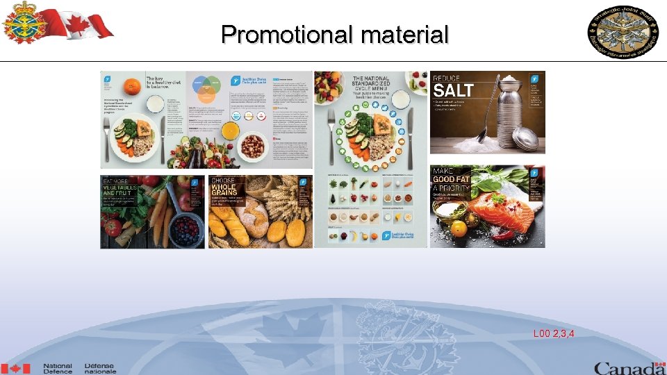 Promotional material L 00 2, 3, 4 