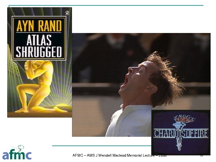 AFMC – AMS J Wendell Macleod Memorial Lecture – 2006 53 