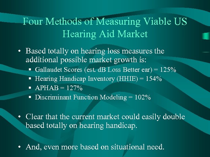 Four Methods of Measuring Viable US Hearing Aid Market • Based totally on hearing