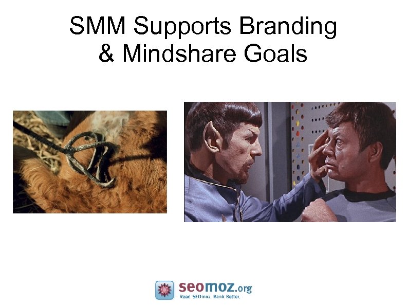 SMM Supports Branding & Mindshare Goals 