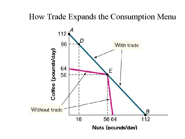 How Trade Expands the Consumption Menu 
