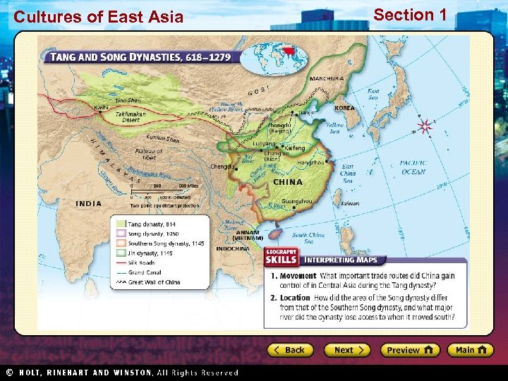 Cultures of East Asia Section 1 