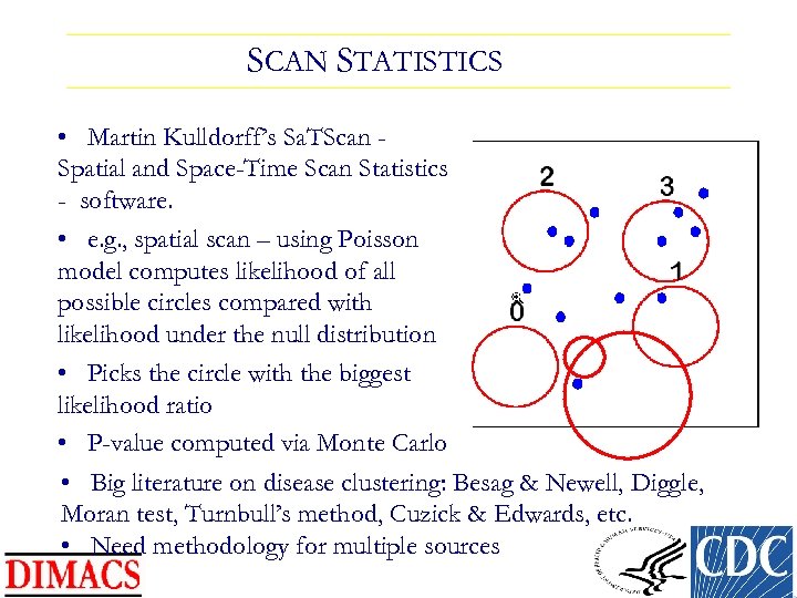 SCAN STATISTICS • Martin Kulldorff’s Sa. TScan Spatial and Space-Time Scan Statistics - software.