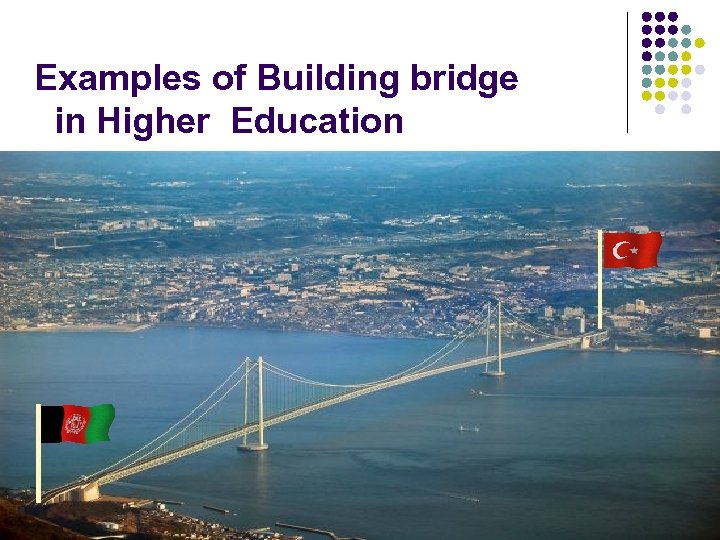 Examples of Building bridge in Higher Education 