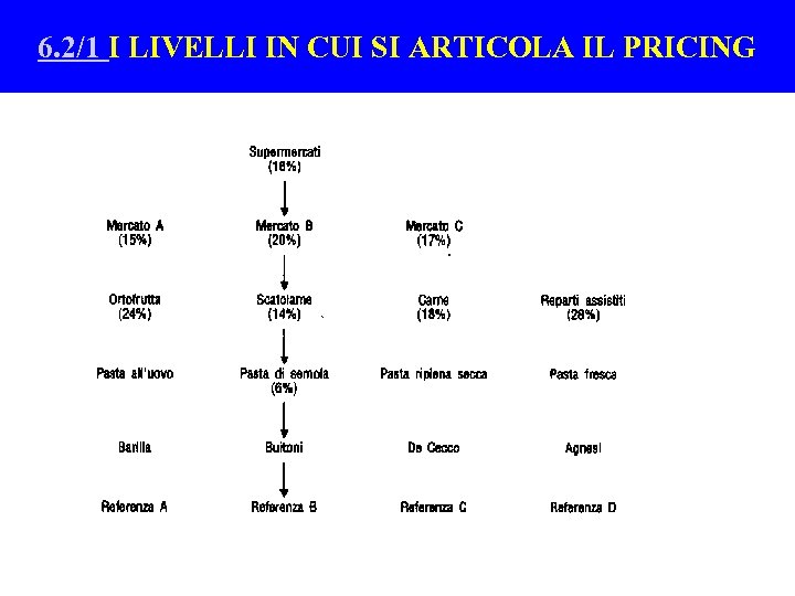 6. 2/1 I LIVELLI IN CUI SI ARTICOLA IL PRICING 