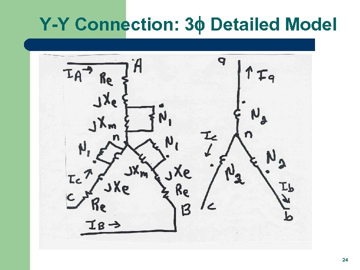 Y-Y Connection: 3 f Detailed Model 24 