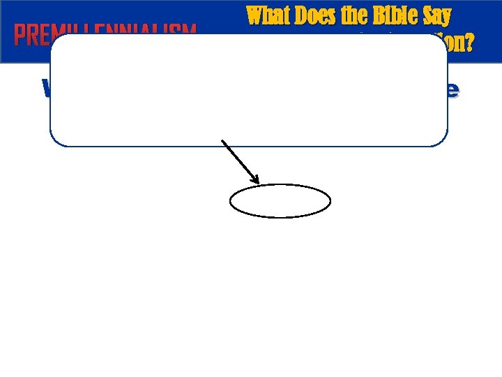 PREMILLENNIALISM What Does the Bible Say about 7 Years of Tribulation? What Premillennialists Believe