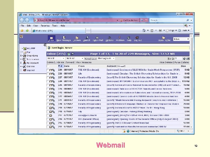 Webmail 19 