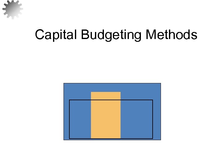 Capital Budgeting Methods 