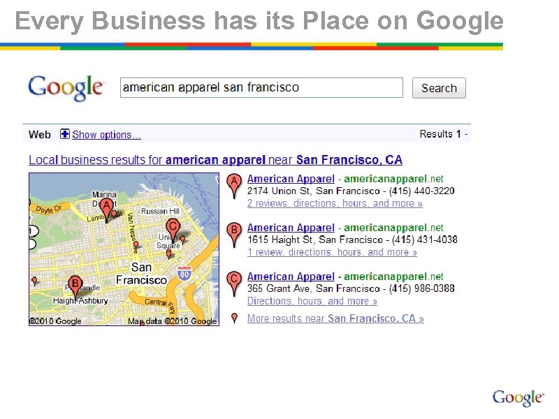 Every Business has its Place on Google 