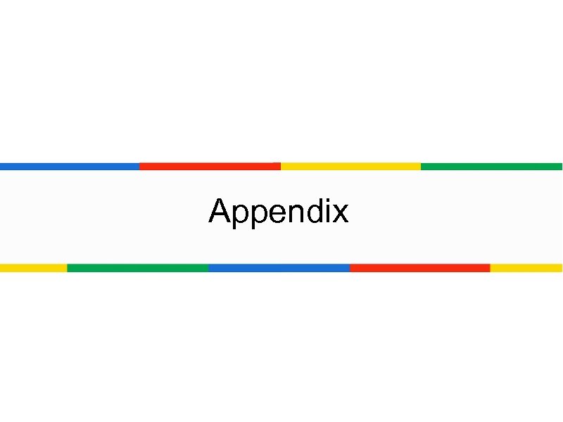 Appendix 