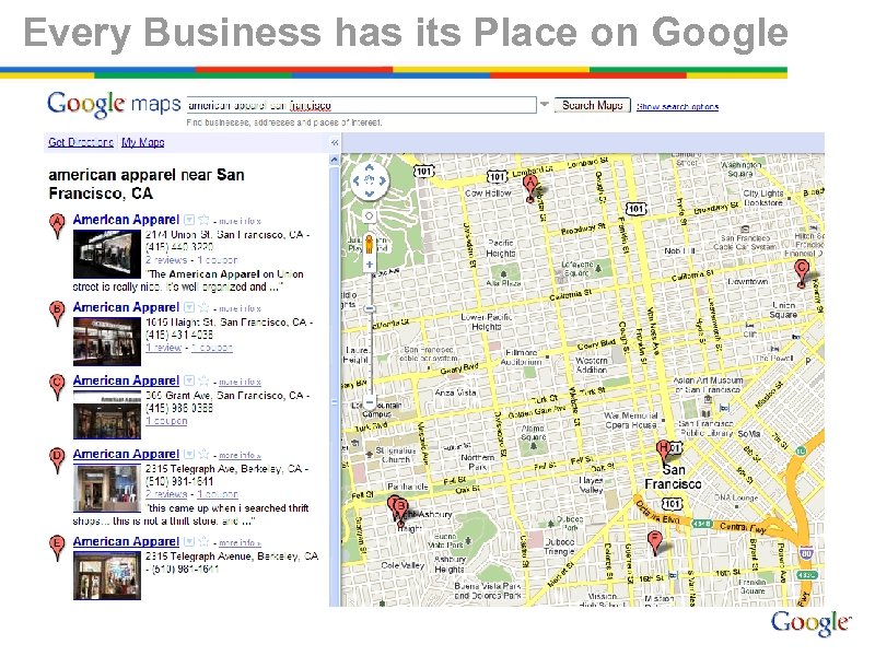 Every Business has its Place on Google 
