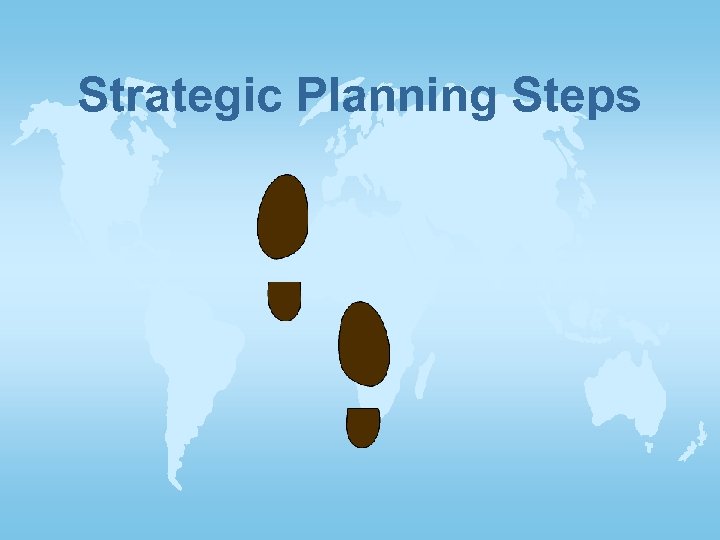 Strategic Planning Steps 