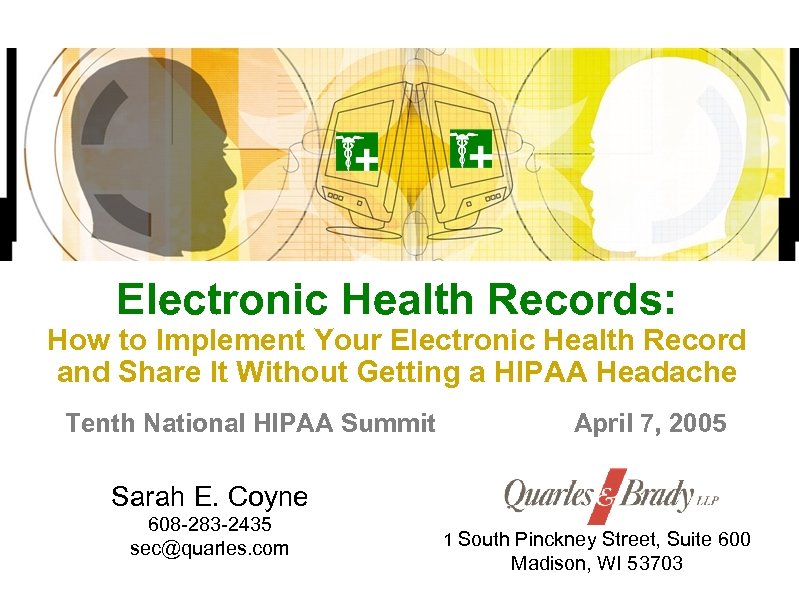 Electronic Health Records: How to Implement Your Electronic Health Record and Share It Without