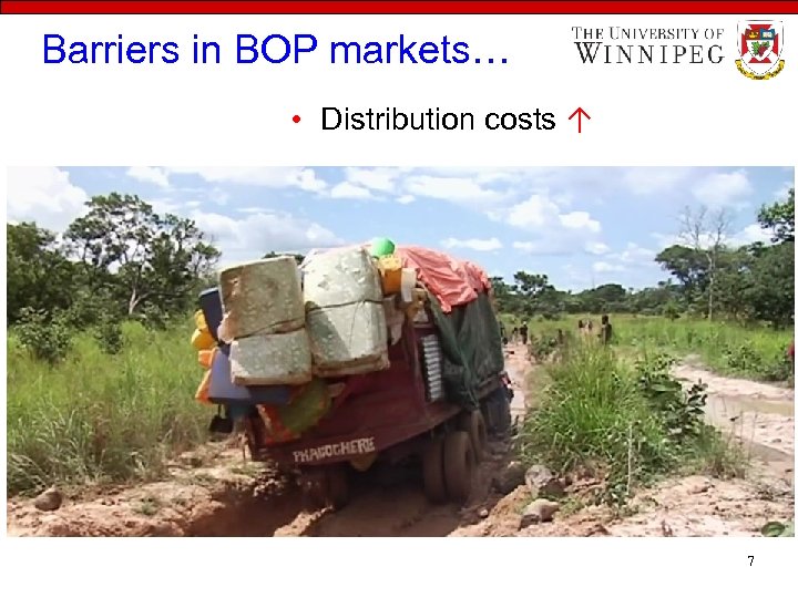 Barriers in BOP markets… • Distribution costs ↑ 7 