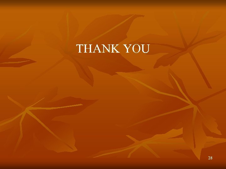 THANK YOU 28 