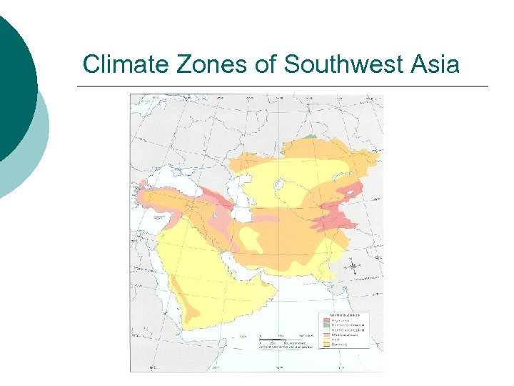 Climate Zones of Southwest Asia 