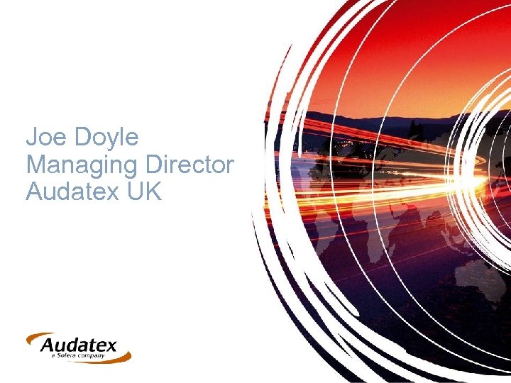 Joe Doyle Managing Director Audatex UK 