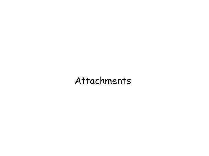 Attachments 