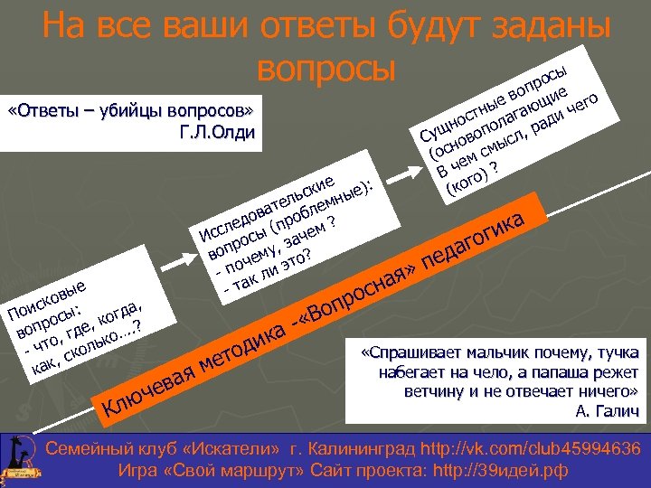 На все ваши ответы будут заданы ы вопросы рос оп е «Ответы – убийцы