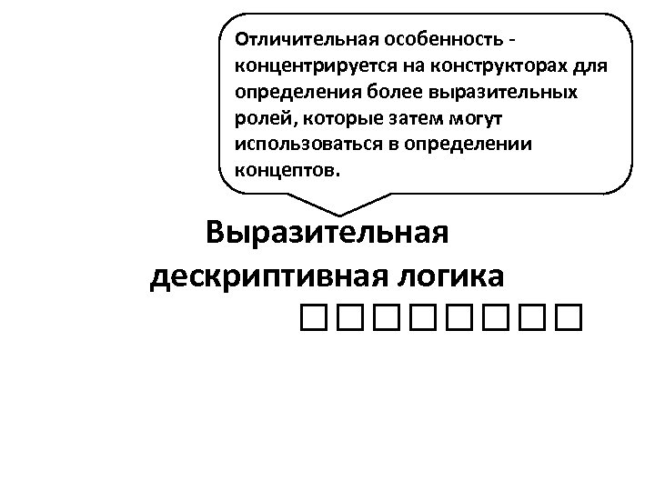 Отличительная особенность концентрируется на конструкторах для определения более выразительных ролей, которые затем могут использоваться