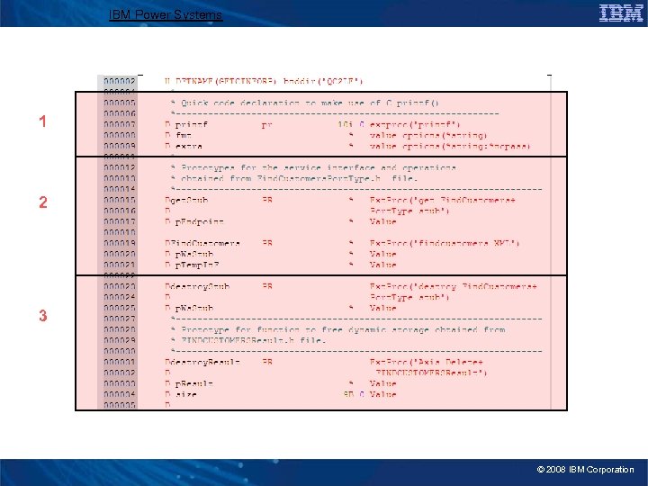 IBM Power Systems 1 2 3 © 2008 IBM Corporation 