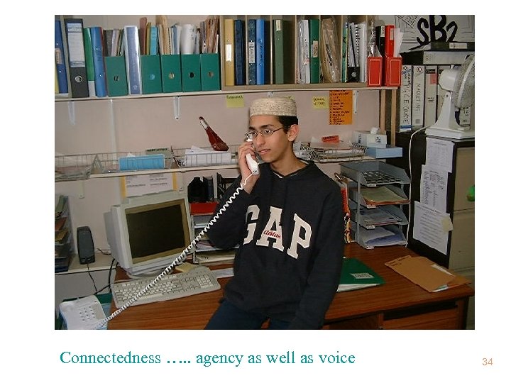 Connectedness …. . agency as well as voice 34 